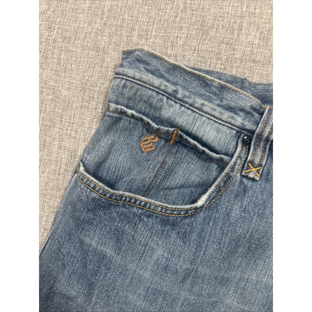 Vintage Rocawear Jeans Mens 36x33 Baggy Fit Y2K Streetwear Blue Denim - Picture 9 of 16